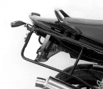 Sidecarrier montato in modo permanente - nero per Yamaha FZS 600 / S Fazer dal 2000