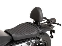 Schienale conducente nero per Moto Guzzi V9 Bobber/Special Edition (2021-) in combinazione con Solorack 613559