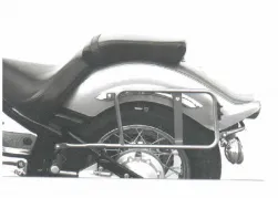 Sidecarrier montato permanente - cromato per Yamaha XVS 1100 Drag Star
