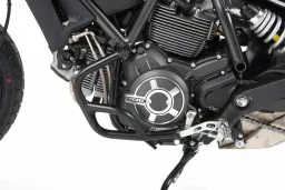 Barra di protezione del motore - nera per Ducati Scrambler 400 Sixty2 / 2016->