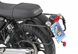 Sidecarrier permanente montato - nero per Moto Guzzi V 7 Classic / Special