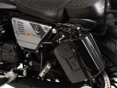 Tanica 4 litri. incl. supporto sinistro ritaglio - nero per Moto Guzzi V9 Bobber/Special Edition (2021-)
