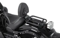 Solorack con schienale - nero per Yamaha XV 950 / R