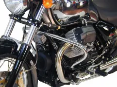 Barra di protezione del motore - cromata per Moto Guzzi Cali. Stone, Jackal, Metallo
