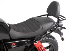 Sissybar con portapacchi nero per Moto Guzzi V7 Stone Special edition (850ccm) (2022-)
