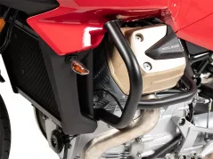 Barra protezione motore nera per Moto Guzzi V100 Mandello / S (2022-)