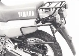 Sidecarrier permanente montato - nero per Yamaha XT 600 T? N? R? 1988-1990