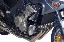 Barra di protezione del motore - nera per Honda CBF 600 S / N dal 2008