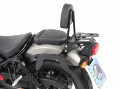 Sissybar con schienale - nero per Honda CMX500 Rebel dal 2017