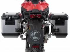 Kofferträgerset Cutout Edelstahl inkl. Xplorer Cutout Kofferset argento per Ducati Multistrada V4 / S / S Sport (2021-)