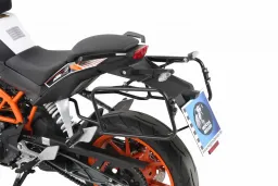 Sidecarrier permanente montato - nero per KTM 390 Duke fino al 2016