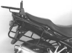 Sidecarrier montato in modo permanente - nero per Suzuki GSF 600 S Bandit del 2000