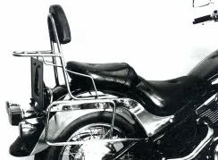 Sidecarrier montato permanente - cromato per Kawasaki VN 800 Classic dal 2000