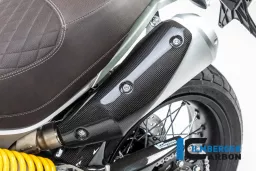 Protezione di scarico lasciata lucida Ducati Scrambler 1100 dal 2017