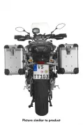 Sistema di valigie ZEGA Pro &quot;And-S&quot; 38/38 litri con supporto in acciaio inossidabile nero per Yamaha MT-09 Tracer (2015-2017)