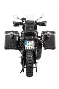 ZEGA Evo X &quot;Premium Edition&quot; impianto speciale &quot;E-Black&quot; 45/45 ltr. con supporto in acciaio inossidabile nero, incluse 2 borse interne e 6 lucchetti per Harley-Davidson RA1250 Pan America
