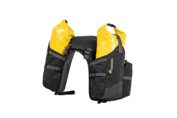 Sistema di valigie Discovery2, di Touratech Waterproof, colore giallo
