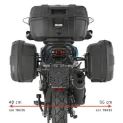 Seitenkoffer-Träger PL ONE-FIT MONOKEY® für QJ Motor SRT 600 SX (24-26)