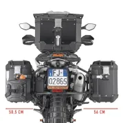 Seitenkoffer-Träger PL ONE-FIT f. Monokey-CAM-Side für div. KTM Modelle (s. unten)