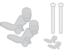 Kit per il montaggio del carrello PLR5118