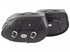 Set borsa Buffalo Big in pelle nera per supporto C-Bow