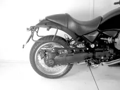 Portaborse in pelle a tubo - nero per Moto Guzzi C 940 Bellagio (2007-)/Aquila Nera (2006-)