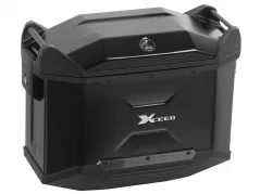 Valigia laterale Xceed 38 litri. sinistra - nero