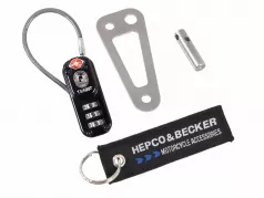 Dispositivo antifurto per borse da serbatoio di Hepco&amp;Becker