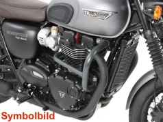 Barra di protezione del motore - cromata per Triumph Bonneville T 120 / nera dal 2016