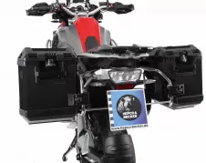 Sidecarrier Ritaglio in acciaio inossidabile incl. Scatole laterali Xplorer nere per BMW R1200 GS LC (2013-2018)