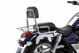 Sissybar con schienale - cromato per Triumph Thunderbird 1600/1700 Commander