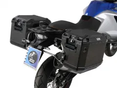 Sidecarrier Ritaglio in acciaio inossidabile incl. Scatole laterali Xplorer nere per KTM 1090 Adventure R (2017-)