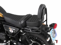 Sissybar senza schienale per sedile lungo - nero per Moto Guzzi V9 Bobber con sedile lungo (2017-)