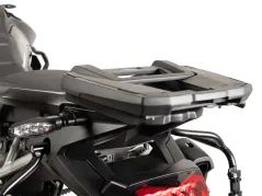Portapacchi Easyrack topcase nero da abbinare al portapacchi posteriore originale per Triumph Tiger 900 Rally Pro (2024-)