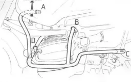 Barra di protezione del motore - argento per BMW R 1150 GS / Adventure
