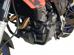 Barra di protezione del motore - nera per Aprilia Pegaso 650 Strada / Trail 650