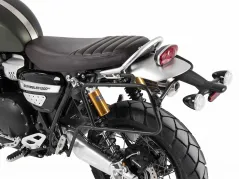 Sidecarrier montato su un lato a sinistra permanente montato - nero per Triumph Scrambler 1200 XC (2019-)