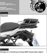 Easyrack topcasecarrier - nero per BMW S 1000 XR (2015-2019)