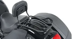 Solorack con schienale - nero per Suzuki C1500T Intruder del 2013