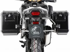 Sidecarrier Ritaglio in acciaio inossidabile incl. Scatole laterali Xplorer nere per Honda CRF 1100L Africa Twin Adventure Sports (2020-)