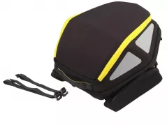 Borsa posteriore Royster con kit di fissaggio a cinghia – nera/gialla