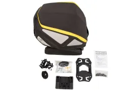 Borsa posteriore Royster incl. Adattatore di fissaggio base - nero/giallo