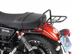 Portabauletto tipo tubo nero - per sella lunga per Moto Guzzi V9 Bobber/Special Edition (2021-) (sella lunga)