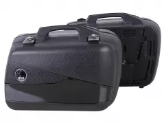 Set di valigie laterali Junior Flash 40 nere sinistra/destra