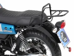 Tubo Topcasecarrier / portapacchi posteriore - nero per Moto Guzzi V 7 III stone / special / Anniversario dal 2017