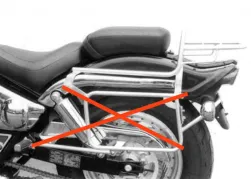 Tubo Topcasecarrier - cromato per Suzuki VZ 800 Marauder