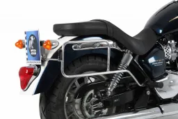 Sidecarrier montato in modo permanente - cromato per Triumph Bonneville Speedmaster fino al 2010