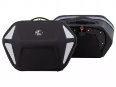 Set di borse laterali Royster Neo nere per supporto Hepco&amp;Becker C-Bow