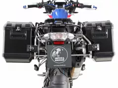 Sidecarrier Ritaglio in acciaio inossidabile incl. Scatole laterali Xplorer nere per BMW R1250GS (2018-)