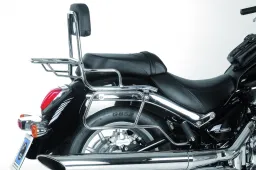 Portapacchi per borse in cuoio - cromato per Suzuki C 1800 (VL) R fino al 2010